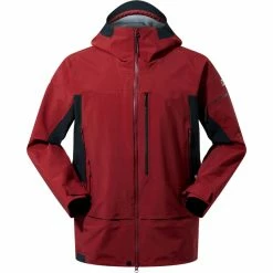 Best Pirce 🛒 Berghaus MTN Arete Descend GTX Jacket Men syrah/jet black ⭐