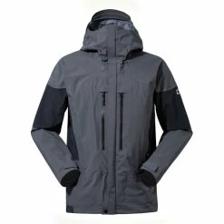 Promo 😀 Berghaus MTN Guide GTX Pro Jacket Men grey pinstripe/jet black 😀