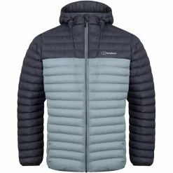Promo 🌟 Berghaus Vaskye Insulated Jacket Men monument/grey pinstripe 💯