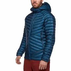 Buy 🥰 Black Diamond Approach Down Hoody Men astral blue ⌛ -Winter Jackets & Parkas Sales Store black diamond approach daunenhoody herren astral blue 4