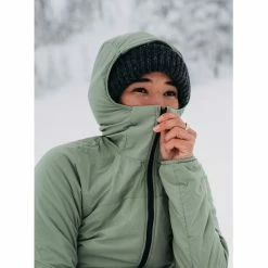 Flash Sale 🌟 Burton [ak] Helium Insulated Hooded Stretch Jacket 👩 Women hedge green ❤️ -Winter Jackets & Parkas Sales Store burton ak helium insulated hooded stretch jacket women hedge green 6