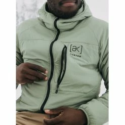 Promo 🤩 Burton Helium Hooded Stretch Jacket Men hedge green ⭐ -Winter Jackets & Parkas Sales Store burton helium hooded stretch jacket men hedge green 5