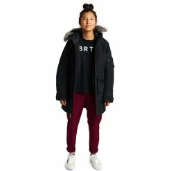 Hot Sale 🧨 Burton Saxton Parka 👩 Women true black 🌟 -Winter Jackets & Parkas Sales Store burton saxton parka women true black 4