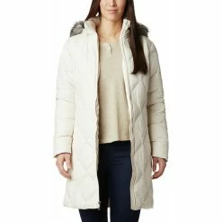 Promo 👏 Columbia Icy Heights II Mid Length Down Jacket 👩 Women chalk 🧨
