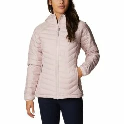 New 🥰 Columbia Powder Lite Hooded Jacket 👩 Women mineral pink 🌟