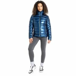 Hot Sale ⭐ Dare 2b Reputable II Jacket 👩 Women moonlight denim metallic 👏 -Winter Jackets & Parkas Sales Store dare 2b reputable ii jacket women moonlight denim metallic 4