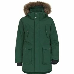 Flash Sale 👍 DIDRIKSONS Jerke Parka Boys evening green ✔️