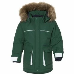 Wholesale 💯 DIDRIKSONS Kure 5 Parka Kids evening green ❤️