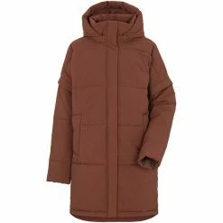 Deals 💯 DIDRIKSONS Phoebe Long 🧥 Coat 👧 Girls earth brown 👍