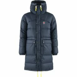 Discount 👍 Fjällräven Expedition Pack Long Down Parka Men navy 💯