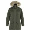 Discount ✨ Fjällräven Nuuk Parka 👩 Women deep forest 😀