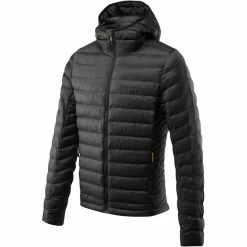 Promo 😀 Föhn Micro Synthetic Down Hooded Jacket Men black ⭐
