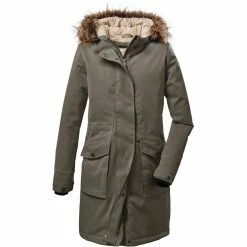 Budget 🛒 G.I.G.A. DX by killtec GW 24 Parka 👩 Women olive ✔️