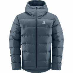 Promo β HaglΓΆfs Bield Down Hood Men steel blue β