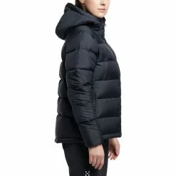 Deals 😉 Haglöfs Bield Down Hood 👩 Women true black 👍 -Winter Jackets & Parkas Sales Store hagloefs bield down hood women true black 5