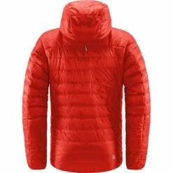 Cheap 🔔 Haglöfs L.I.M Down Hood Men habanero 😍 -Winter Jackets & Parkas Sales Store hagloefs lim down hood men habanero 2