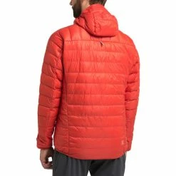 Cheap 🔔 Haglöfs L.I.M Down Hood Men habanero 😍 -Winter Jackets & Parkas Sales Store hagloefs lim down hood men habanero 4
