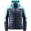 Best Pirce 👍 Haglöfs L.I.M Down Hood 👩 Women tarn blue/frost blue 😍