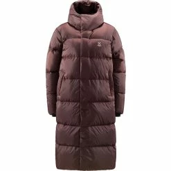 Top 10 ❤️ Haglöfs Long Down Parka 👩 Women burgundy brown 🧨