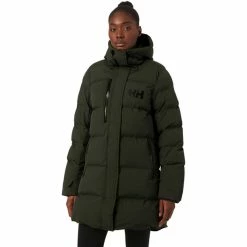 Cheap 🌟 Helly Hansen Adore Puffy Parka 👩 Women utility green 💯 -Winter Jackets & Parkas Sales Store helly hansen adore puffy parka women utility green 6