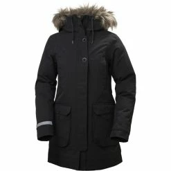 Best Pirce 🎉 Helly Hansen Longyear ll Parka 👩 Women black 😍