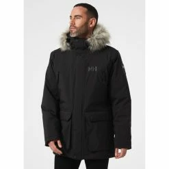Budget 🥰 Helly Hansen Reine Parka Men black 😀 -Winter Jackets & Parkas Sales Store helly hansen reine parka men black 3