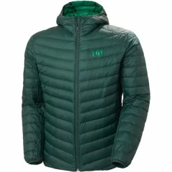 Cheap 👍 Helly Hansen Verglas Hooded Down Insulator Jacket Men darkest spruce 🌟