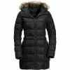 Promo 😉 Jack Wolfskin Baffin Island Down 🧥 Coat 👩 Women black 🔥
