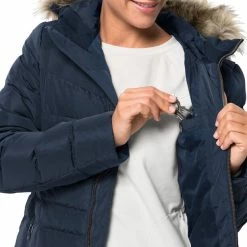 Cheap ✔️ Jack Wolfskin Baffin Island Down 🧥 Coat 👩 Women midnight blue 🎉 -Winter Jackets & Parkas Sales Store jack wolfskin baffin island down coat women midnight blue 4
