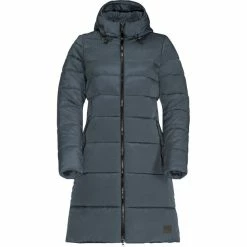 Discount 👏 Jack Wolfskin Eisbach 🧥 Coat 👩 Women slate blue 👍