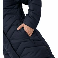 Wholesale ⭐ Jack Wolfskin Kyoto 🧥 Coat 👩 Women midnight blue 😉 -Winter Jackets & Parkas Sales Store jack wolfskin kyoto coat women midnight blue 4
