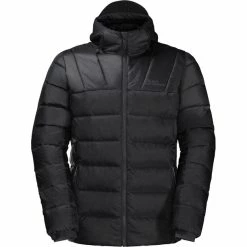 Promo 👏 Jack Wolfskin Nebelhorn Down Hoody Men black 🎉