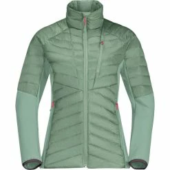 New 😉 Jack Wolfskin Nebelhorn Down Hybrid 👩 Women granite green 🥰