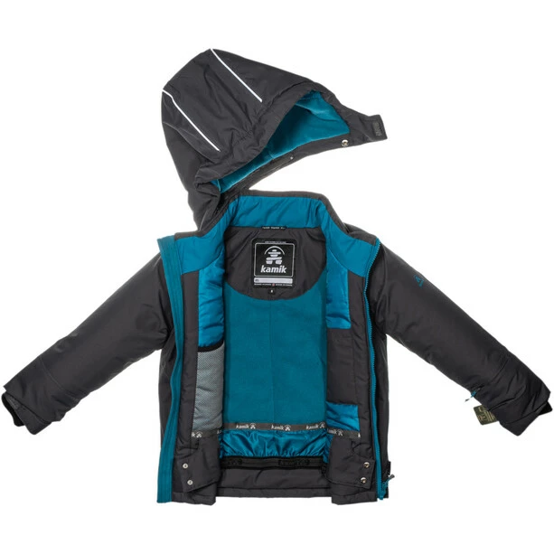 Cheapest 😀 Kamik Hux Jacket Boys coal/tide 🥰 3 Cheapest 😀 Kamik Hux Jacket Boys coal/tide 🥰 - Image 3