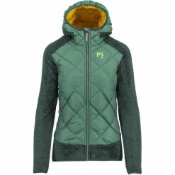 Best deal 🤩 Karpos Marmarole Jacket 👩 Women frosty s./jungle green 🤩