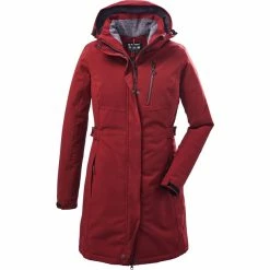 Coupon ✨ Killtec KOW 165 Parka 👩 Women wine red 🛒