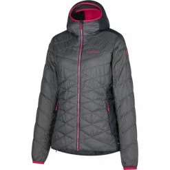 Best Pirce 🛒 La Sportiva Mythic Primaloft Jacket 👩 Women carbon/cerise 👏