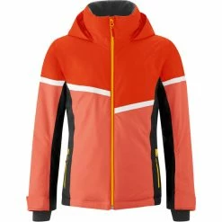 Outlet 🌟 Maier Sports Astberg Jacket 👧 Girls sirenred/coral ✔️