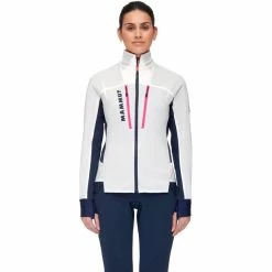 Budget 😍 Mammut Aenergy IN Hybrid Jacket 👩 Women white/marine ⭐