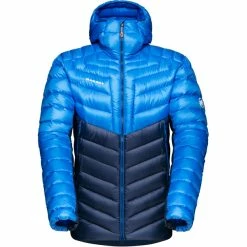 New ⌛ Mammut Broad Peak IN Hooded Jacket Men marine-ice 🎉