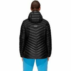 Hot Sale 😉 Mammut Broad Peak IN Hooded Jacket 👩 Women black-white ❤️ -Winter Jackets & Parkas Sales Store mammut broad peak in hooded jacket women black white 3