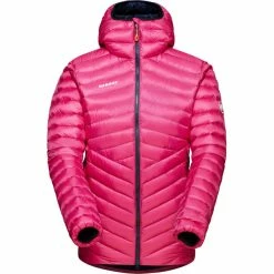 New 💯 Mammut Broad Peak IN Hooded Jacket 👩 Women pink/marine 🎁