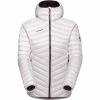 Discount 😀 Mammut Broad Peak IN Hooded Jacket 👩 Women white/marine 🌟