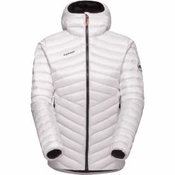 Discount 😀 Mammut Broad Peak IN Hooded Jacket 👩 Women white/marine 🌟