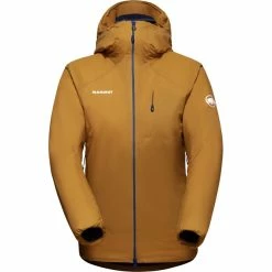 Best deal 🥰 Mammut Rime IN Flex Hooded Jacket 👩 Women cheetah 👍