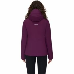 Buy 🔔 Mammut Rime IN Flex Hooded Jacket 👩 Women grape ❤️ -Winter Jackets & Parkas Sales Store mammut rime in flex hooded jacket women grape 3