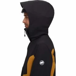 Promo 👍 Mammut Stoney HS Jacket Men black/cheetah 🎁 -Winter Jackets & Parkas Sales Store mammut stoney hs jacket men black cheetah 3