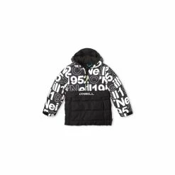 Discount 👍 O'Neill O'Riginal Anorak Jacket Boys white wording 1952 ✔️