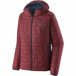 Coupon 🛒 Patagonia Nano Puff Hoodie Men red/SEQR 🔔