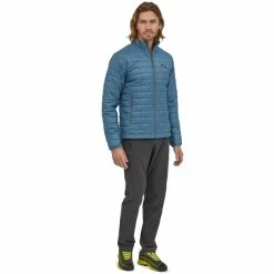 Discount 🔔 Patagonia Nano Puff Jacket Men abalone blue 🎁 -Winter Jackets & Parkas Sales Store patagonia nano puff jacke herren abalone blue 4